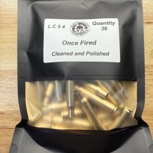 Once fired brass