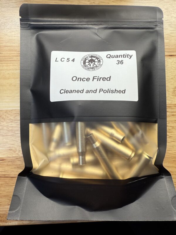 Once fired brass
